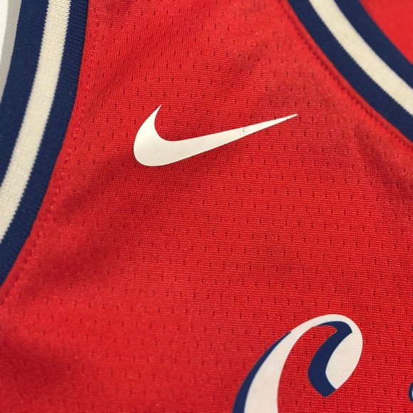 Red NBA Philadelphia Ben Simmons #25 NBA jersey size M - Picture 4 of 8